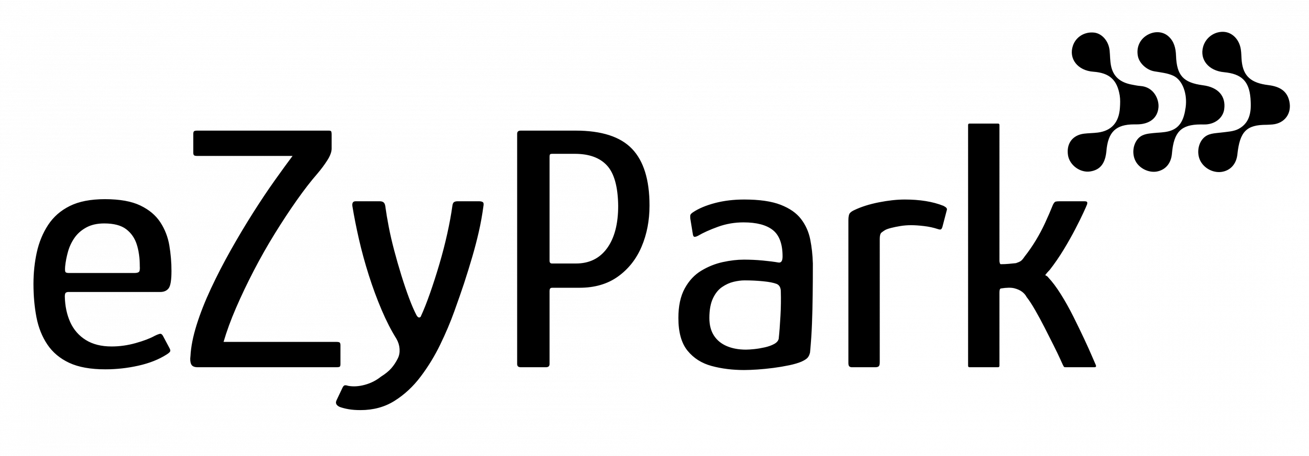 eZyPark - Logo PNG Noir
